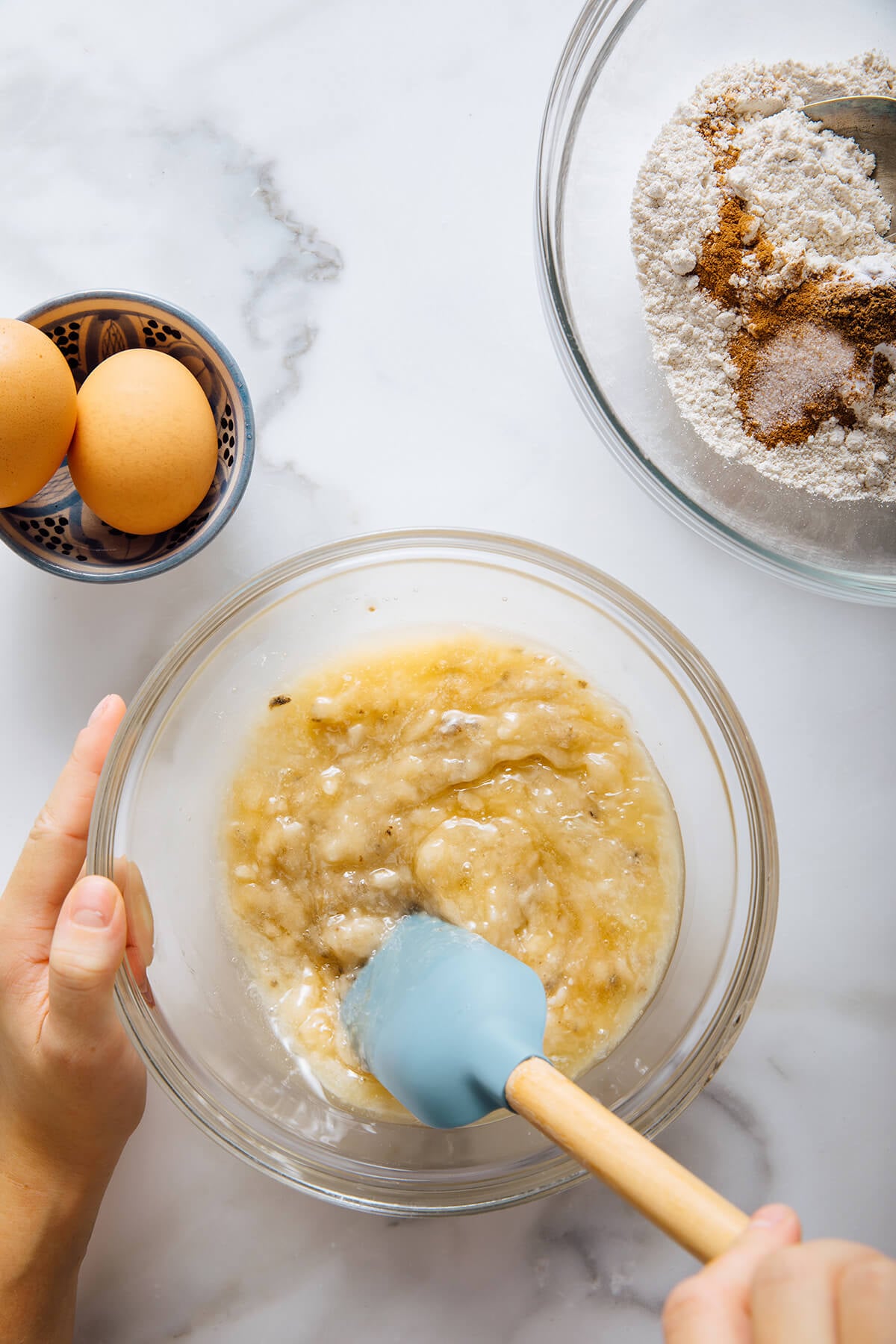how to make banana oat pancakes
