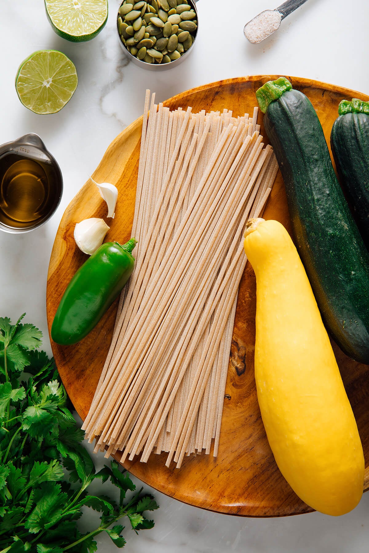 cilantro pesto pasta ingredients