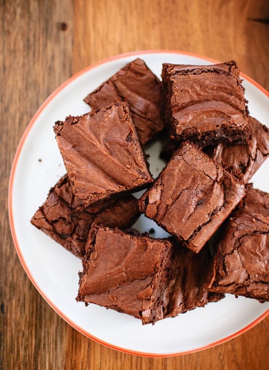 Rich and fudgy homemade brownies made from scratch- cookieandkate.com