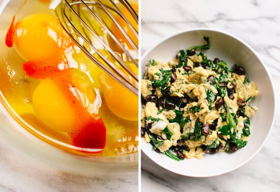 scrambled eggs