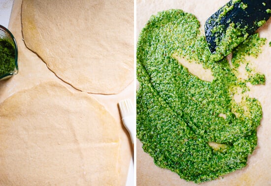 pesto pizza