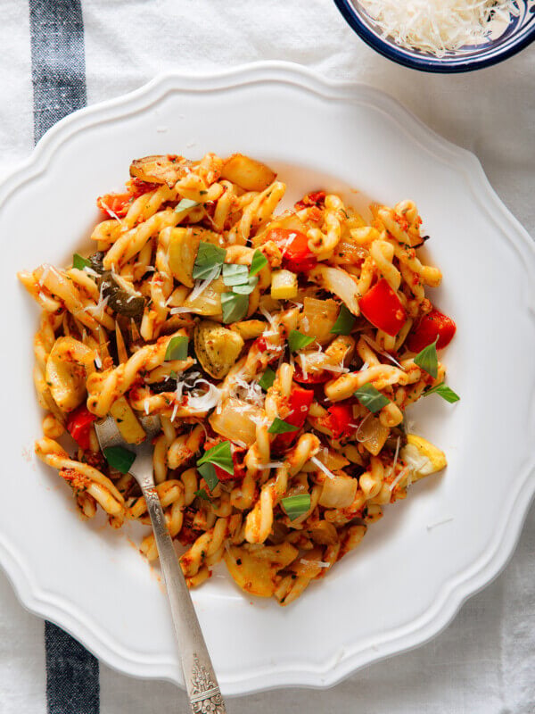 sun-dried tomato pesto pasta recipe