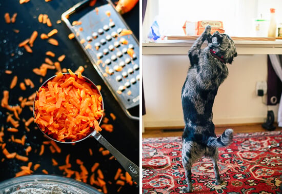 grated carrots