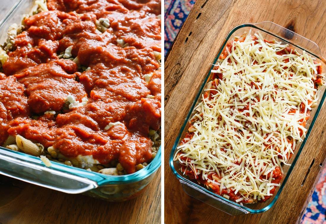 ziti before baking