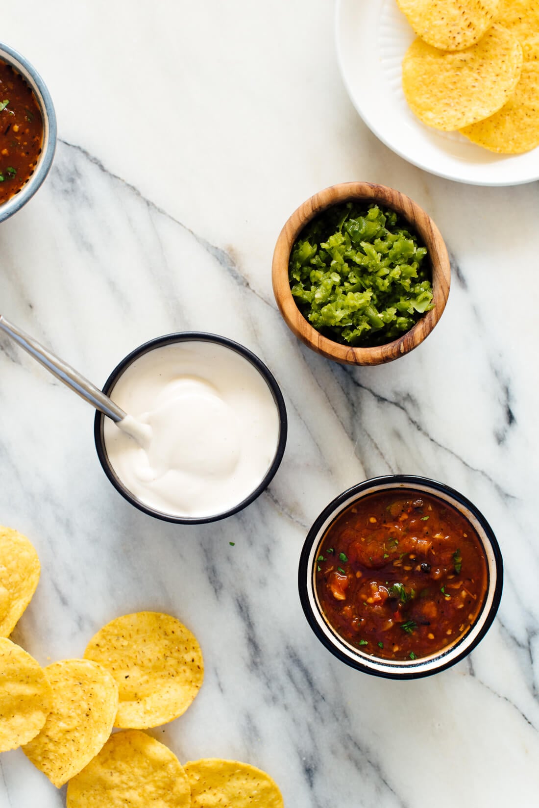 Homemade jalapeƱo relish with chips and dips #jalapenorelish