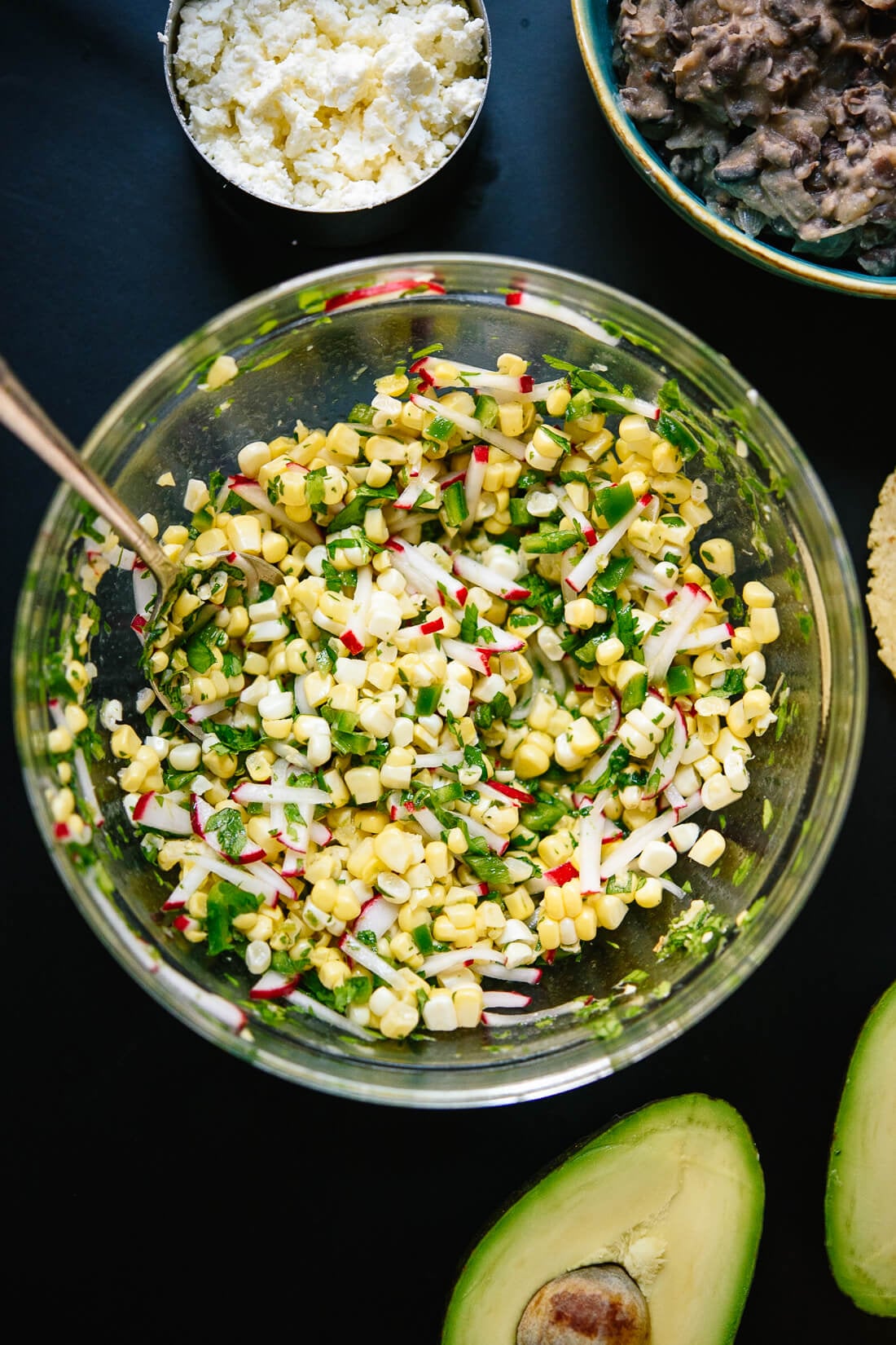 how to make sweet corn tacos