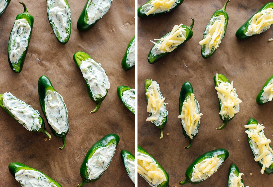 stuffed jalapeƱos ready to bake