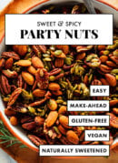 sweet and spicy party nuts