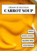 homemade carrot soup recipe