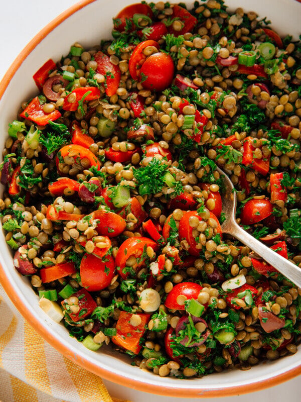 classic lentil salad