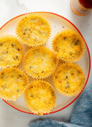 egg bites on plate