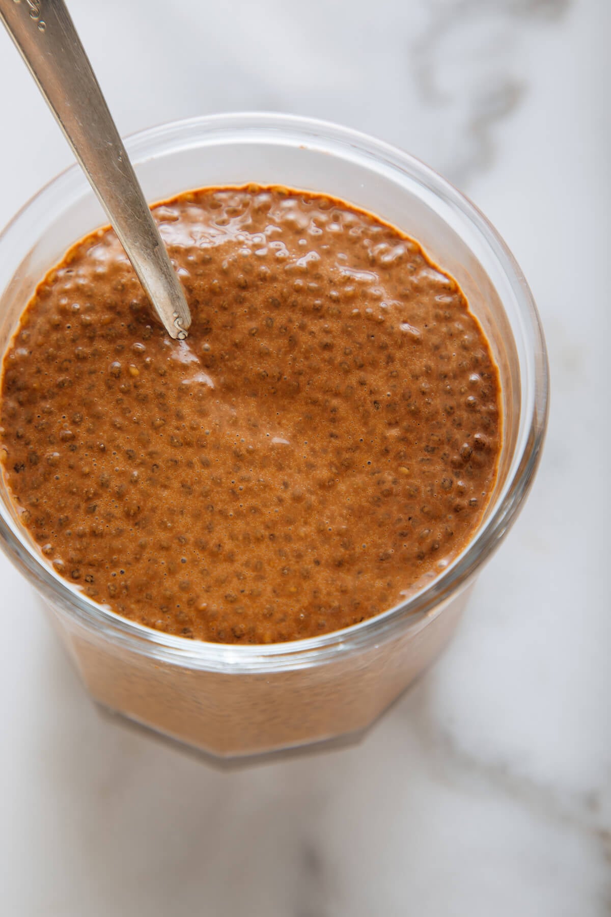 chia pudding after resting