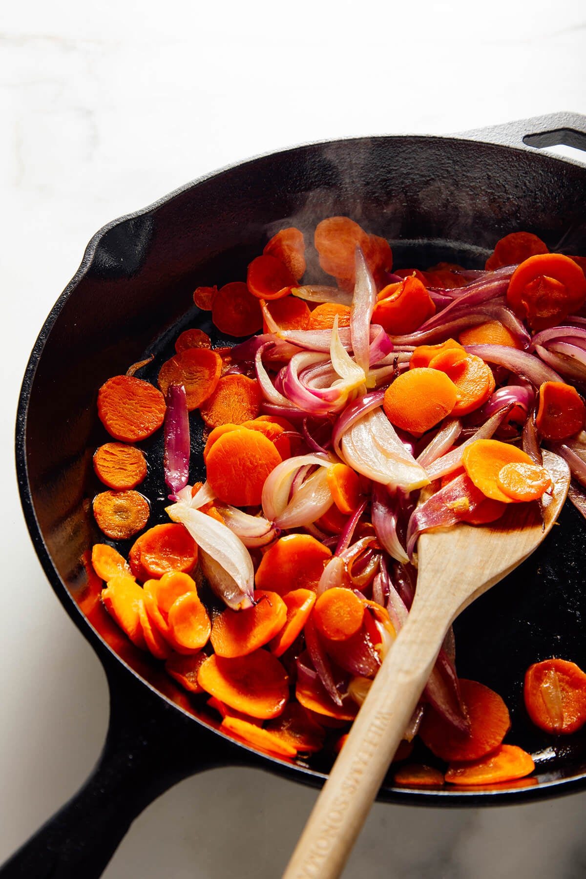 cooking vegetables