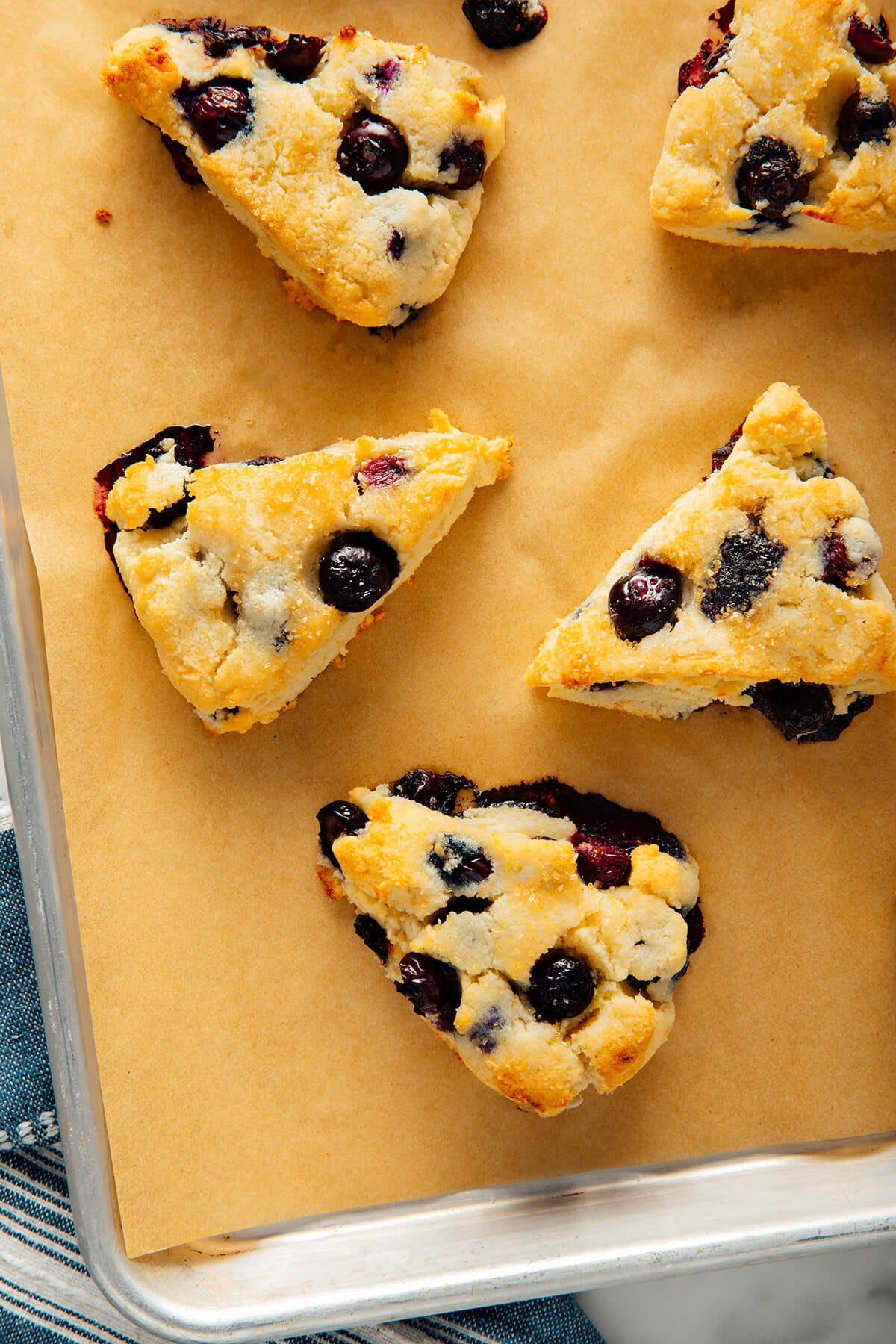 gluten-free blueberry scones