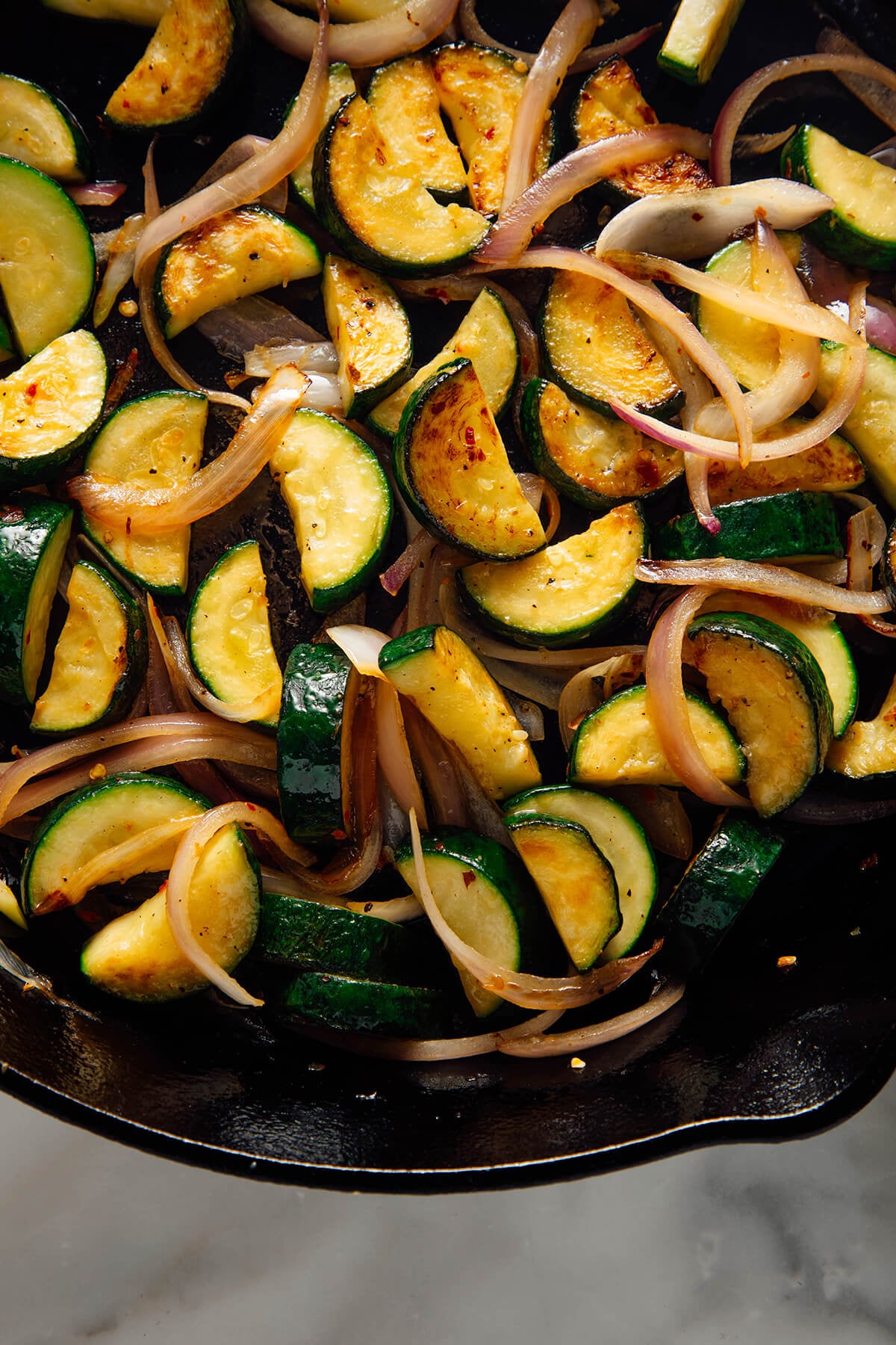 cooked zucchini