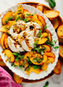 peach burrata salad recipe